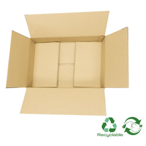 Plain RSC Box SHORT A3 - 420mm x 320mm x 170mm (25 per bundle) - Cargo Packaging