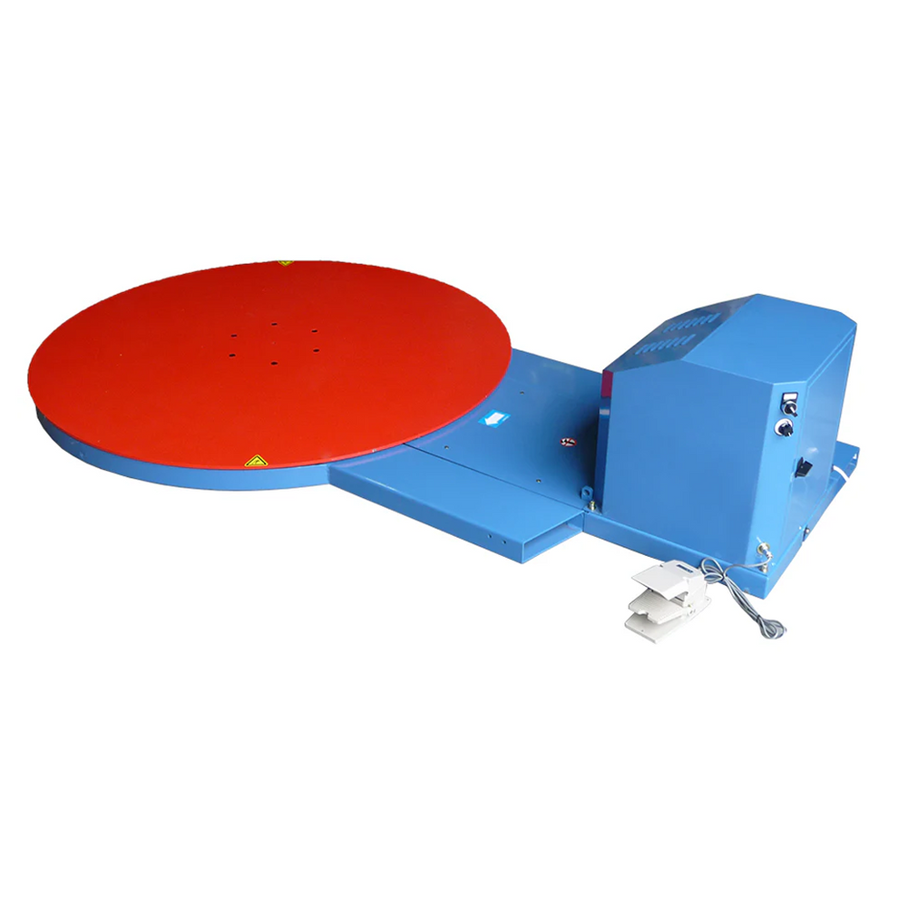 OR-500 Turntable Wrapping Machine With Ramp – Cargo Packaging