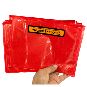  Invoice Enclosed Slip Doculopes Red 230mm x 165mmX1000 pcs per bundle- Cargo Packaging