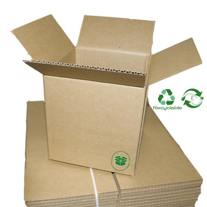 Plain RSC Box 200 Cube - 200mm x 200mm x 200mm (25 per bundle) - Cargo Packaging