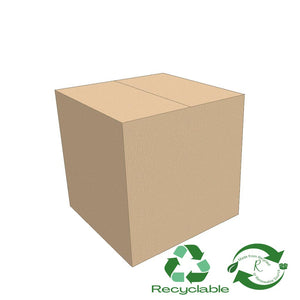 Plain RSC Box 200 Cube - 200mm x 200mm x 200mm (25 per bundle) - Cargo Packaging