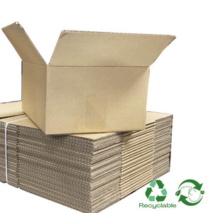 Plain RSC Box Half A4 - 320mm x 230mm x 275mm (25 per bundle) - Cargo Packaging